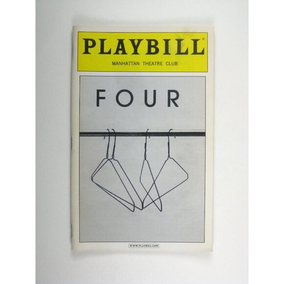 Four Playbill 2000 Manhattan Theatre Club February 2002 Christopher Shinn Nobbs - Picture 1 of 6